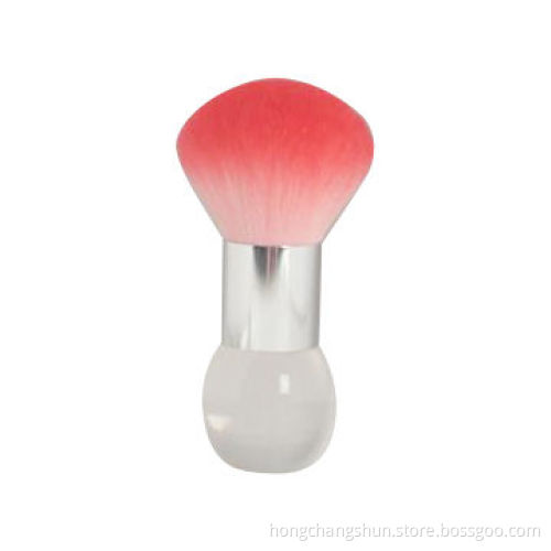 Kabuki Brush with Deluxe Transparent Acrylic Handle, Synthetic Hair, OEM and ODM Orders are Welcome